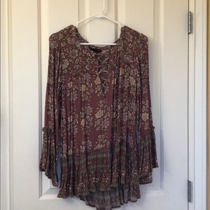 Flowy long sleeve shirt
